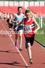 Boys under-13s 800 metres, North Eastern Champs, Gateshead Stadium. Photo: David T. Hewitson/Sports for All Pics